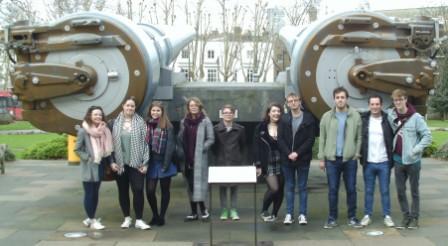 HIS2014 students at the Imperial War Museum, 15 February 2018